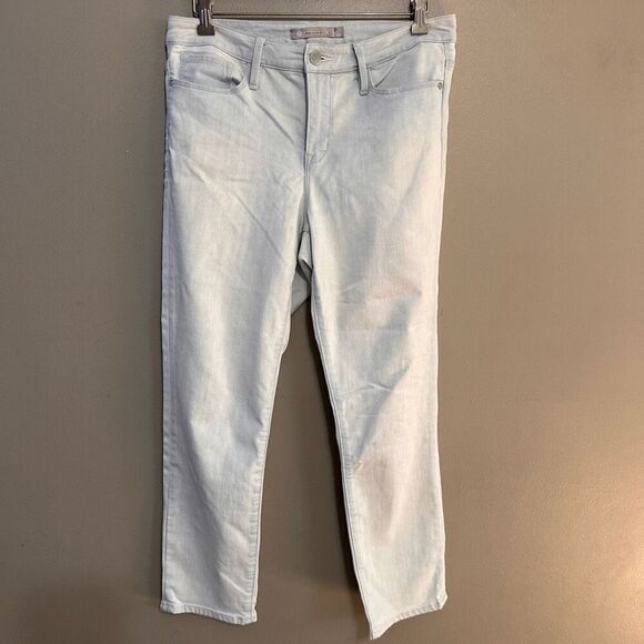 Athleta Sculptek Light Blue Skinny Jeans Size 10 ankle - Picture 2 of 7